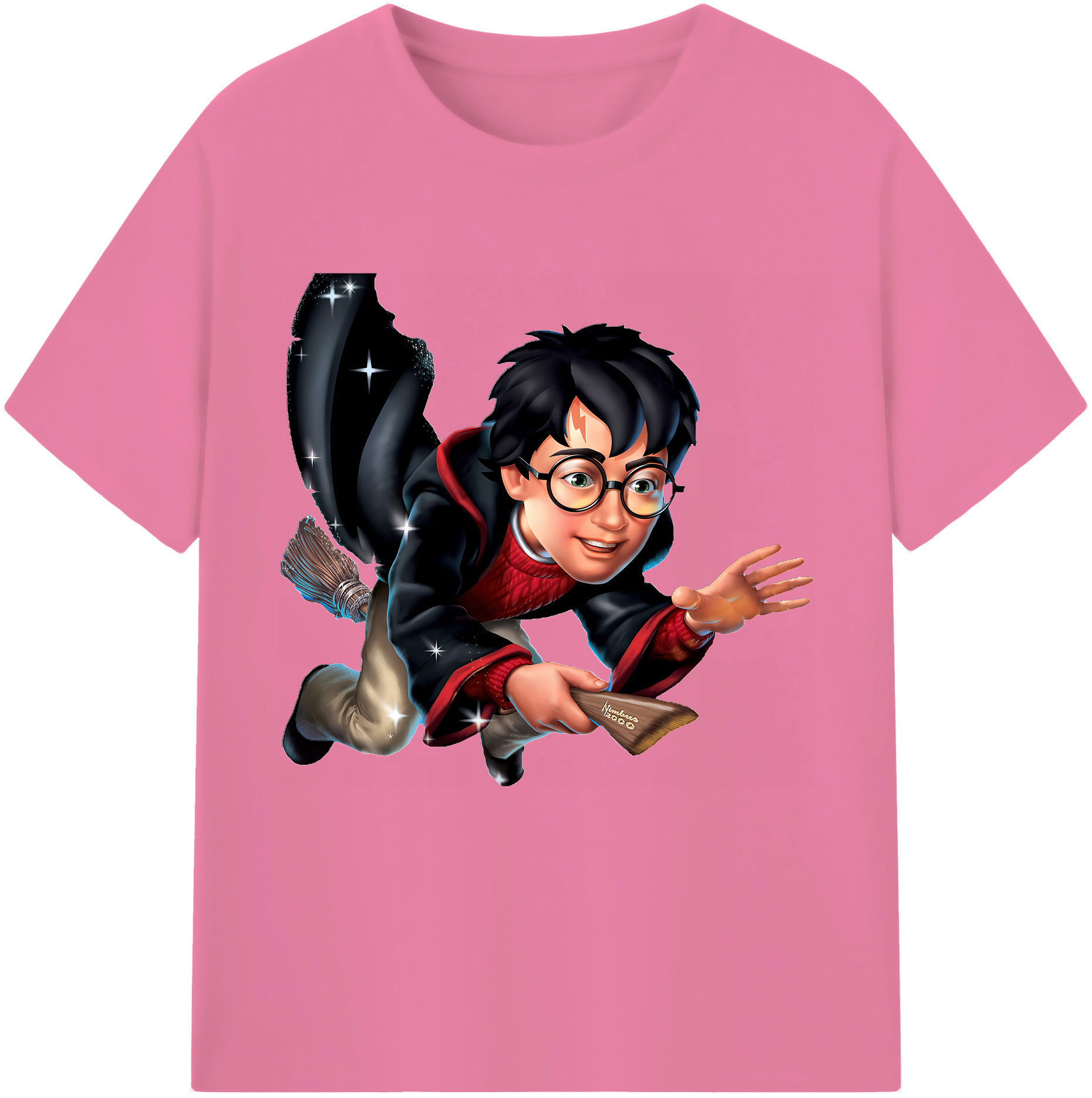 （画像用） Harry Potter ハリー・ポッターシリーズ 綿100％半袖Tシャツ（フロントプリント）